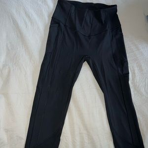 Lululemon all the right places high rise drawcord waist crop